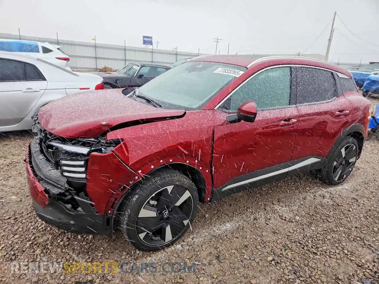 1 Photograph of a damaged car 3N8AP6DD6SL306789 NISSAN KICKS 2025