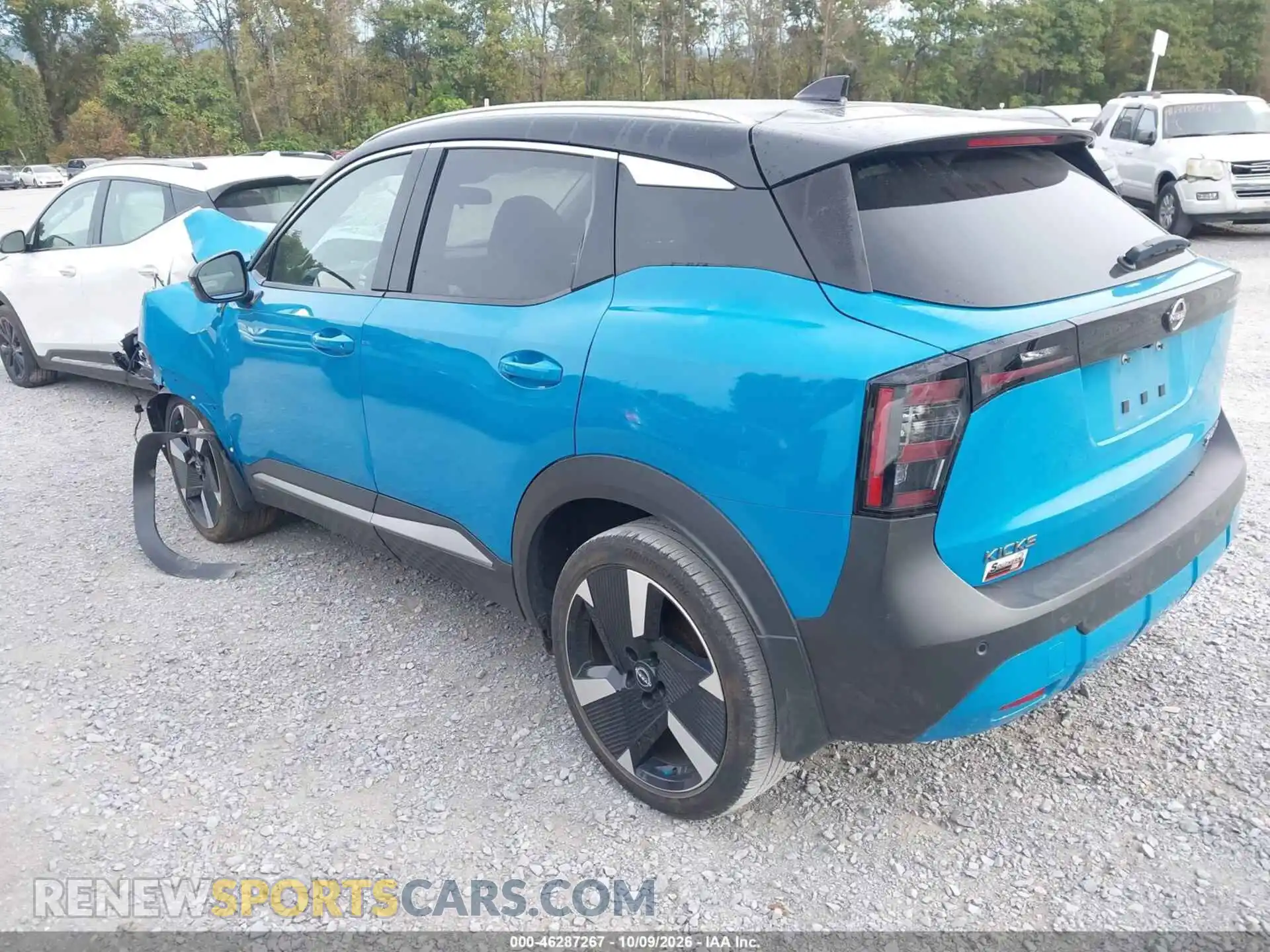 3 fotografías del automóvil dañado 3N8AP6DD6SL345091 NISSAN KICKS 2025