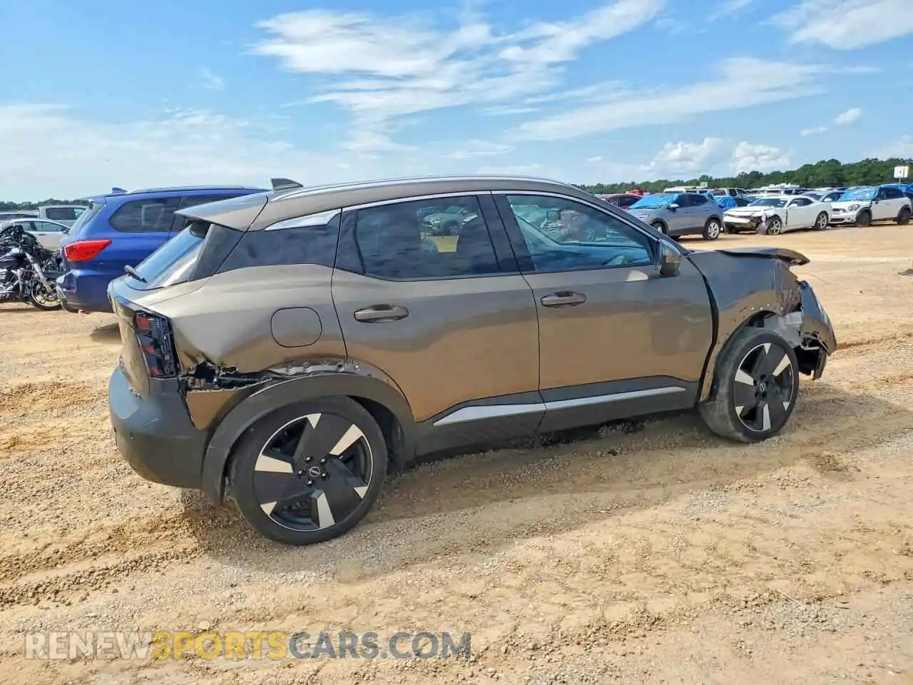 3 Photograph of a damaged car 3N8AP6DD7SL336402 NISSAN KICKS 2025