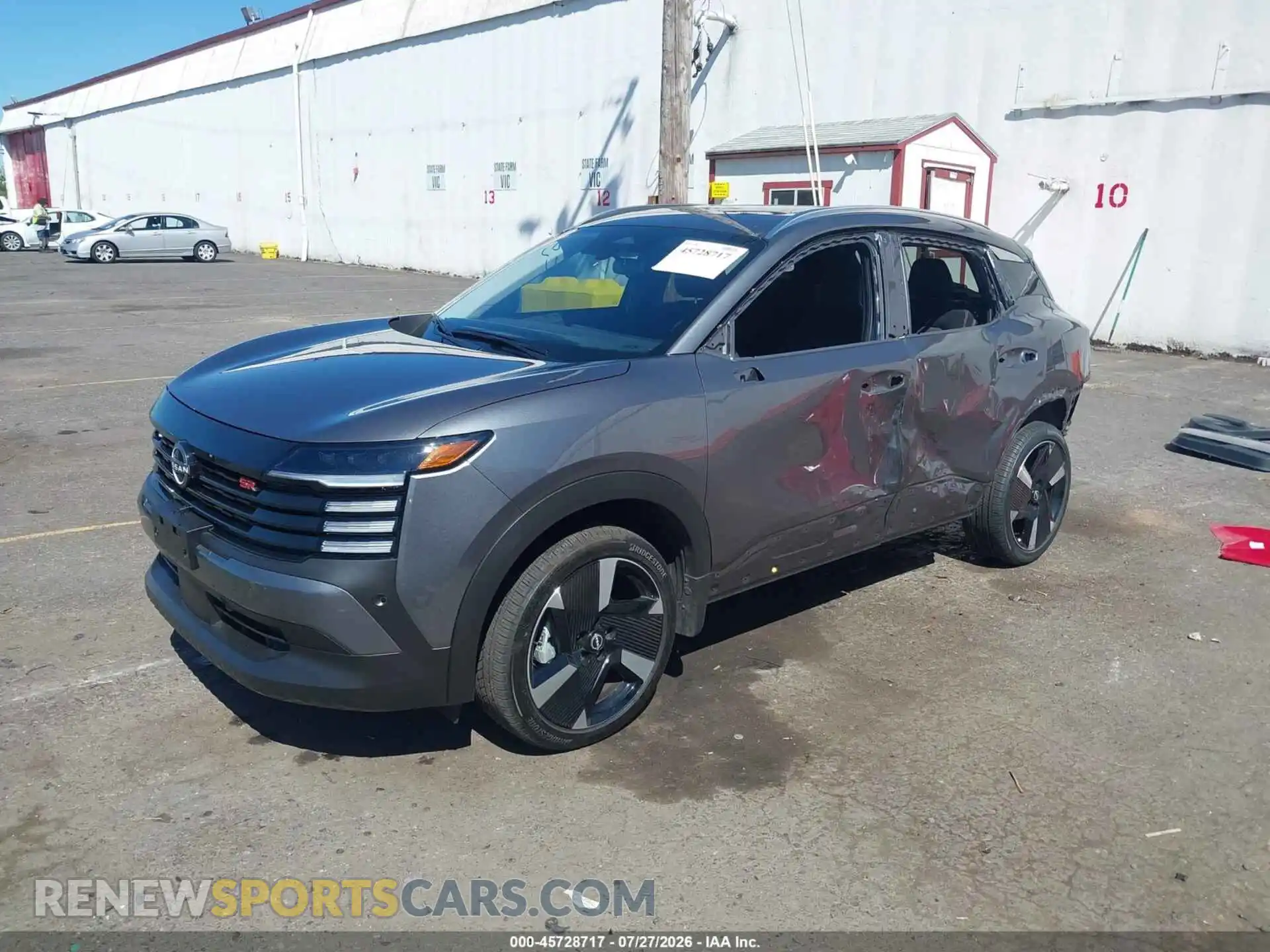 2 Photograph of a damaged car 3N8AP6DDXSL334529 NISSAN KICKS 2025