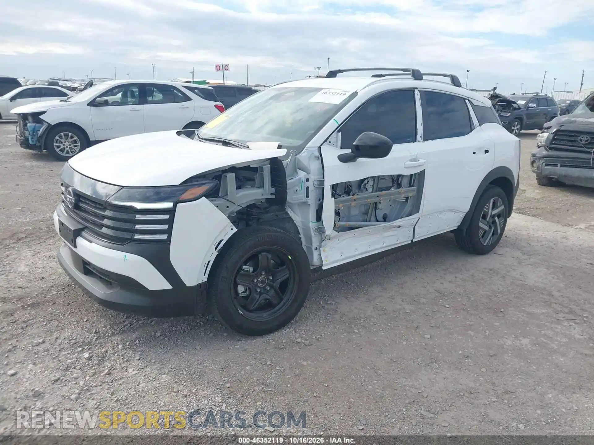 2 Photograph of a damaged car 3N8AP6CE0TL437941 NISSAN KICKS 2026