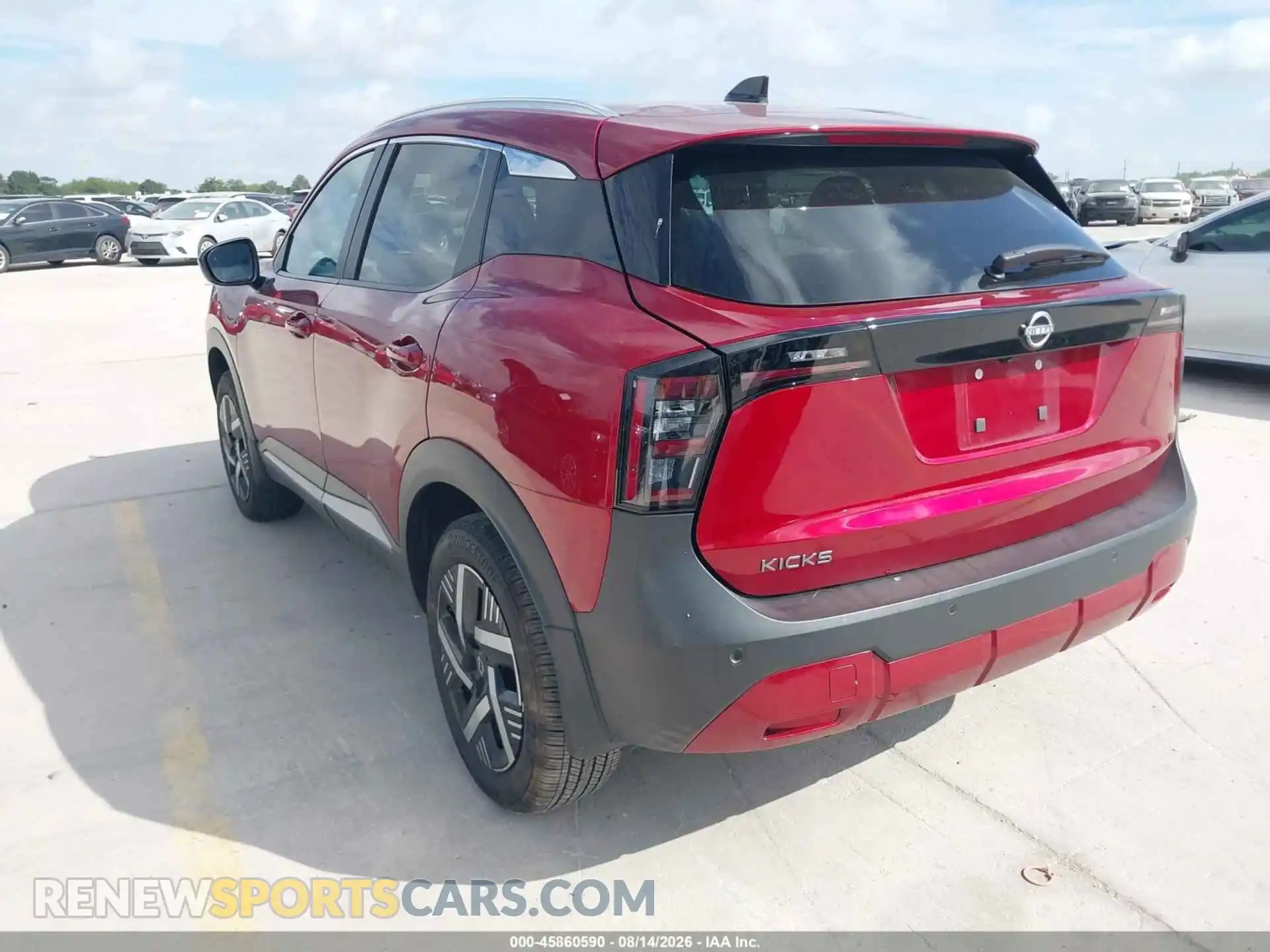 3 Photograph of a damaged car 3N8AP6CE1TL382612 NISSAN KICKS 2026