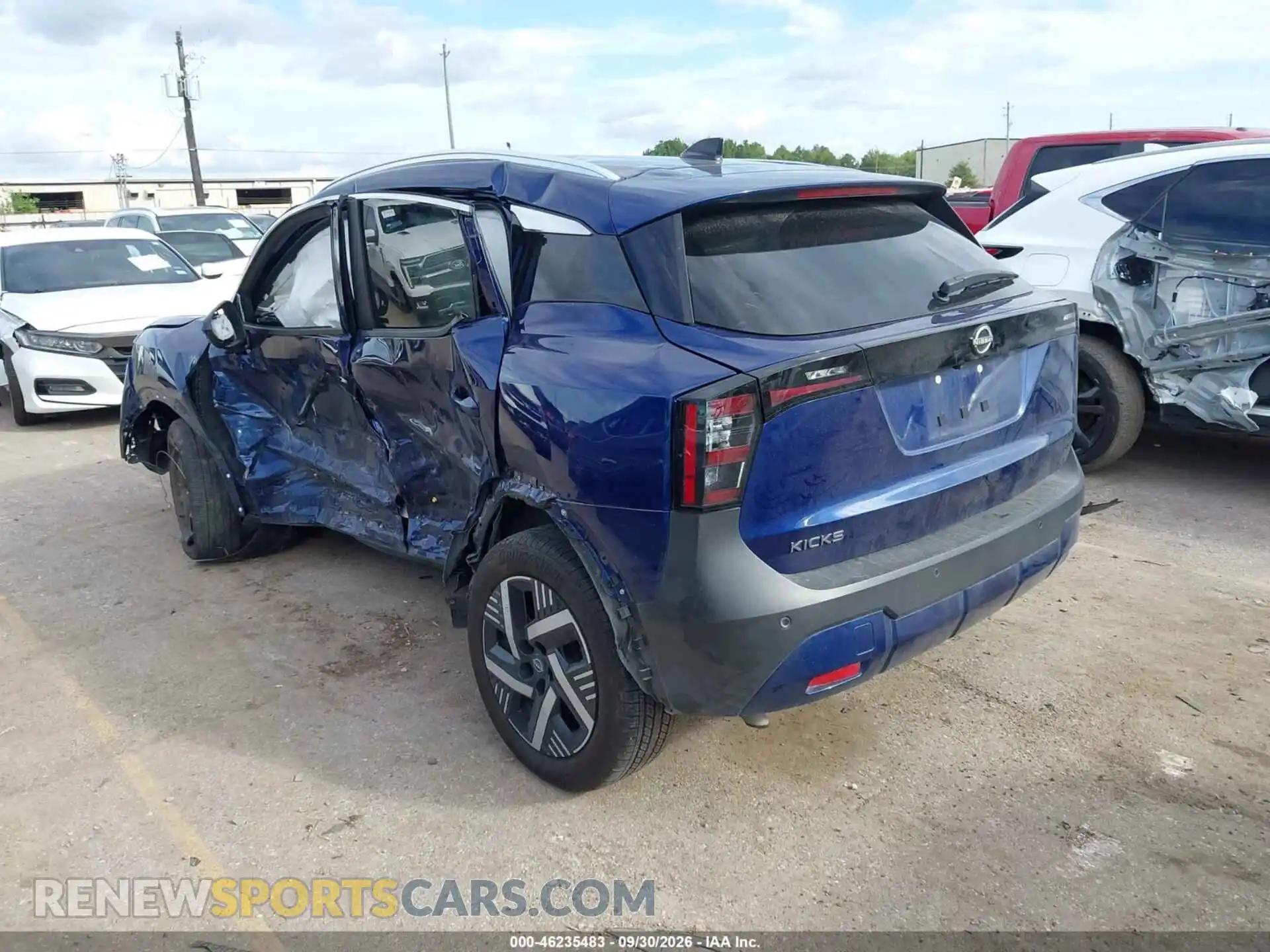 3 Photograph of a damaged car 3N8AP6CE2TL339848 NISSAN KICKS 2026