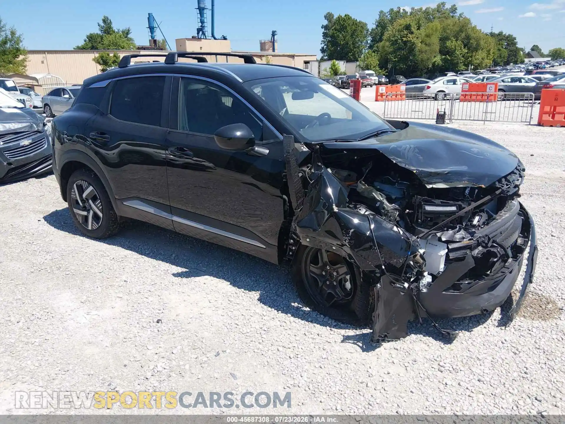 1 Photograph of a damaged car 3N8AP6CE4TL380742 NISSAN KICKS 2026
