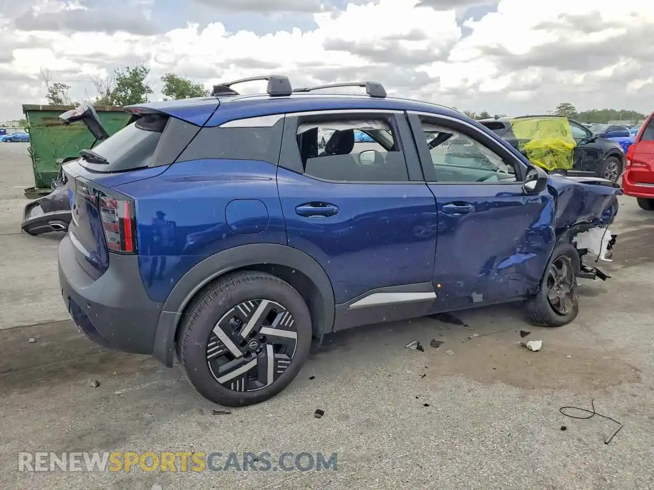 3 Photograph of a damaged car 3N8AP6CE4TL382054 NISSAN KICKS 2026