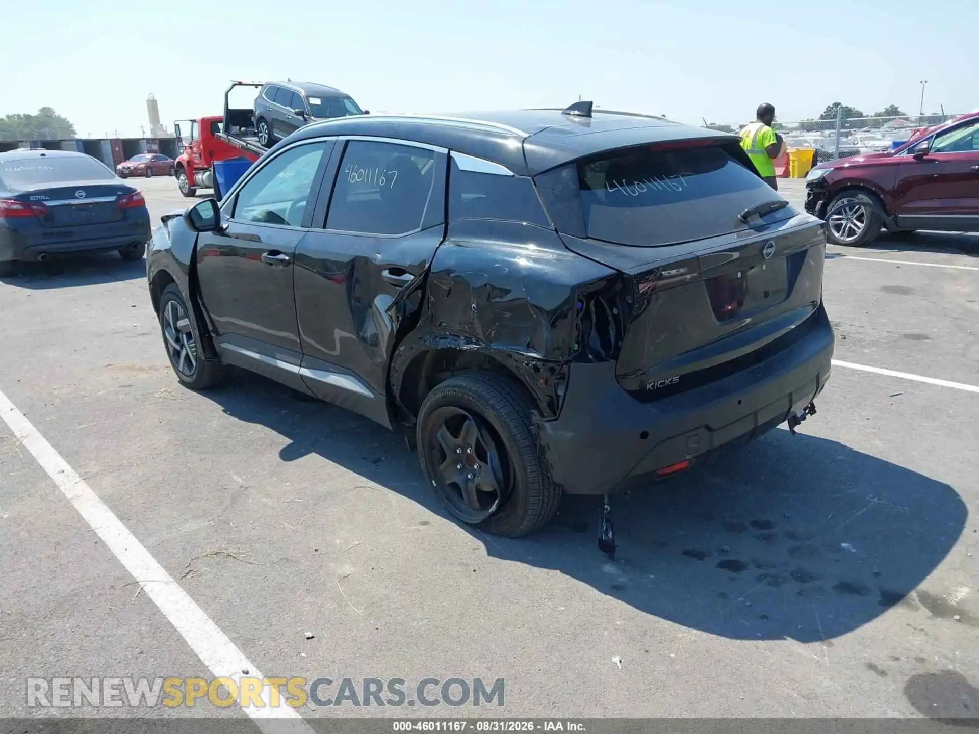 3 Photograph of a damaged car 3N8AP6CE5TL373654 NISSAN KICKS 2026