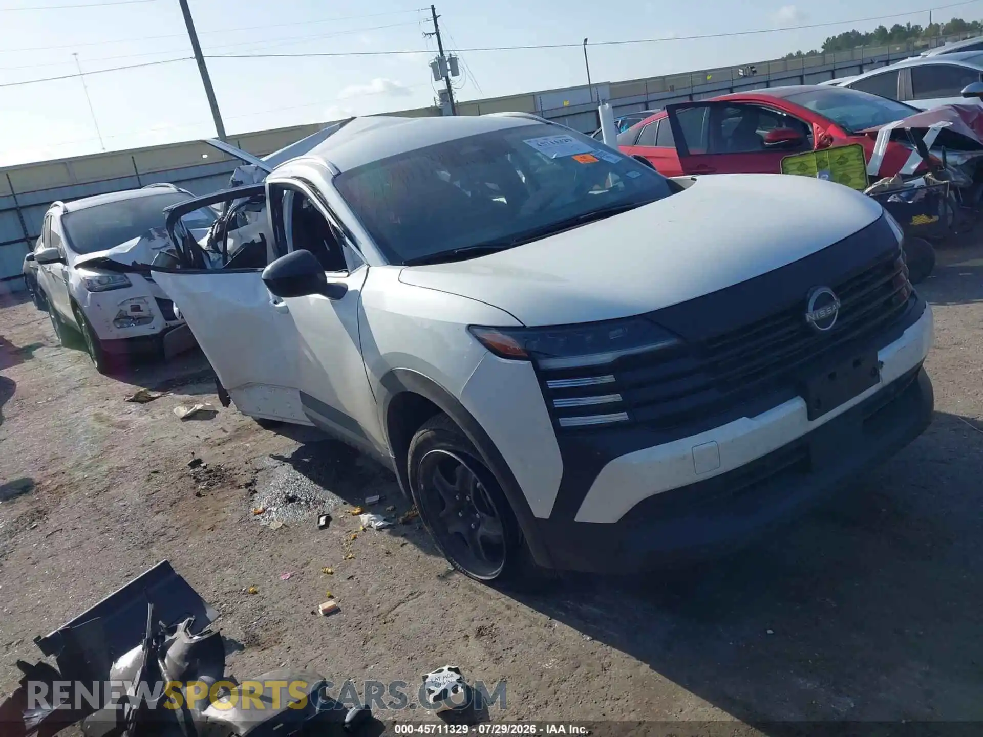 1 Photograph of a damaged car 3N8AP6CE7TL305632 NISSAN KICKS 2026