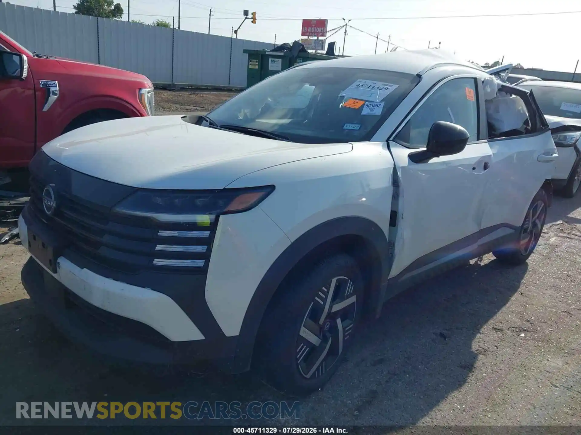 2 Photograph of a damaged car 3N8AP6CE7TL305632 NISSAN KICKS 2026