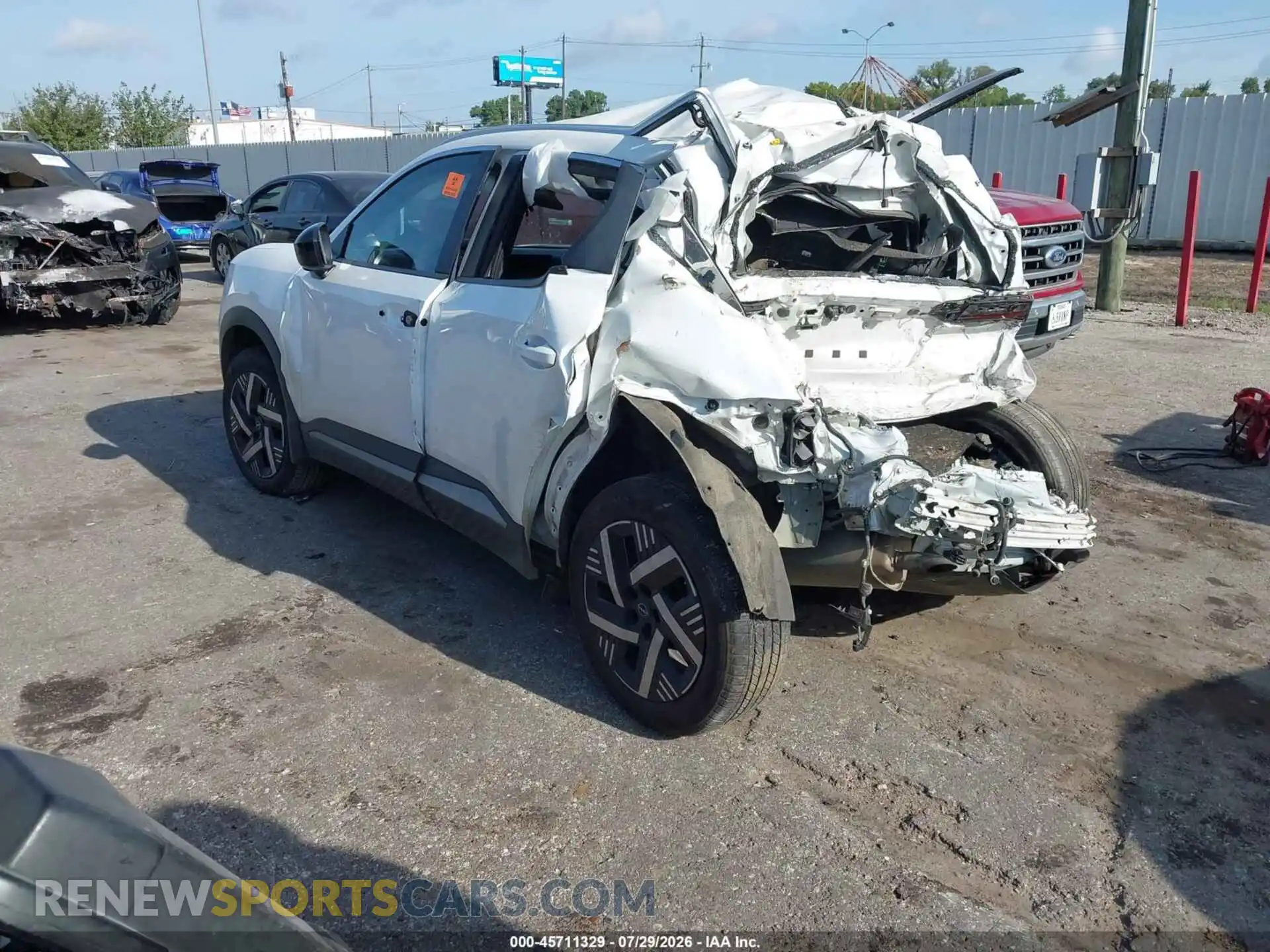 3 Photograph of a damaged car 3N8AP6CE7TL305632 NISSAN KICKS 2026