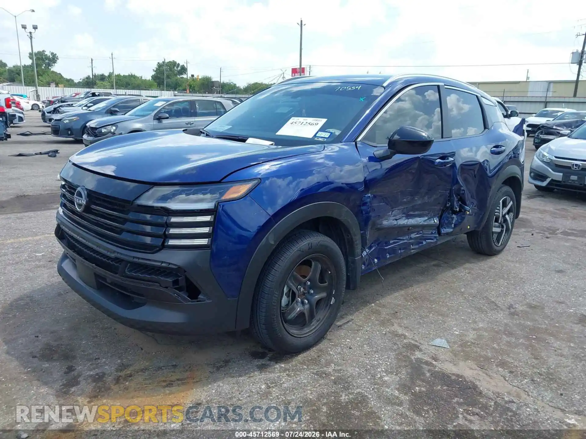 2 Photograph of a damaged car 3N8AP6CE9TL310685 NISSAN KICKS 2026