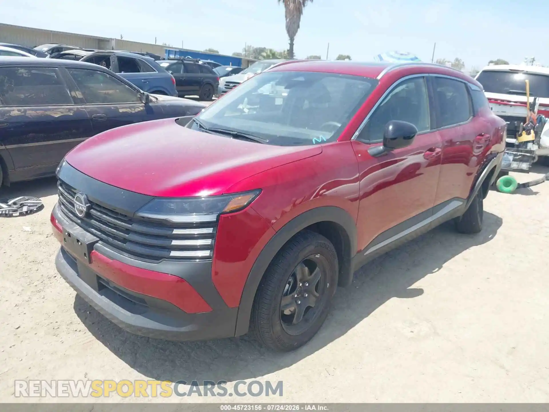 2 Photograph of a damaged car 3N8AP6CE9TL342150 NISSAN KICKS 2026