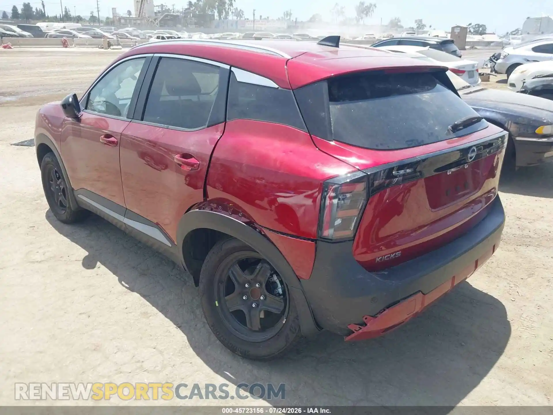 3 Photograph of a damaged car 3N8AP6CE9TL342150 NISSAN KICKS 2026