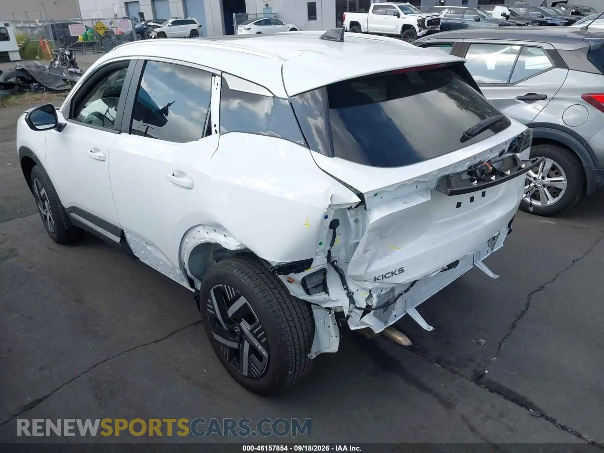 3 Photograph of a damaged car 3N8AP6CE9TL348384 NISSAN KICKS 2026