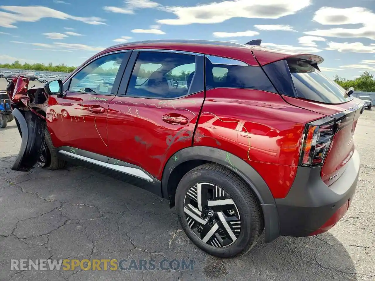 2 Photograph of a damaged car 3N8AP6CE9TL357070 NISSAN KICKS 2026