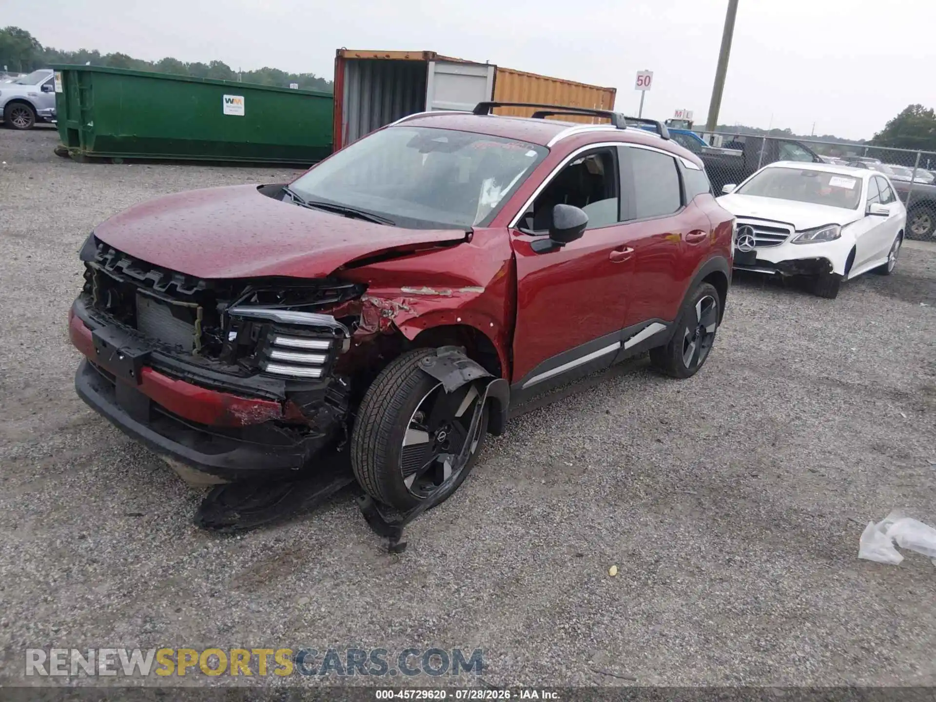 2 Photograph of a damaged car 3N8AP6DB0TL309994 NISSAN KICKS 2026
