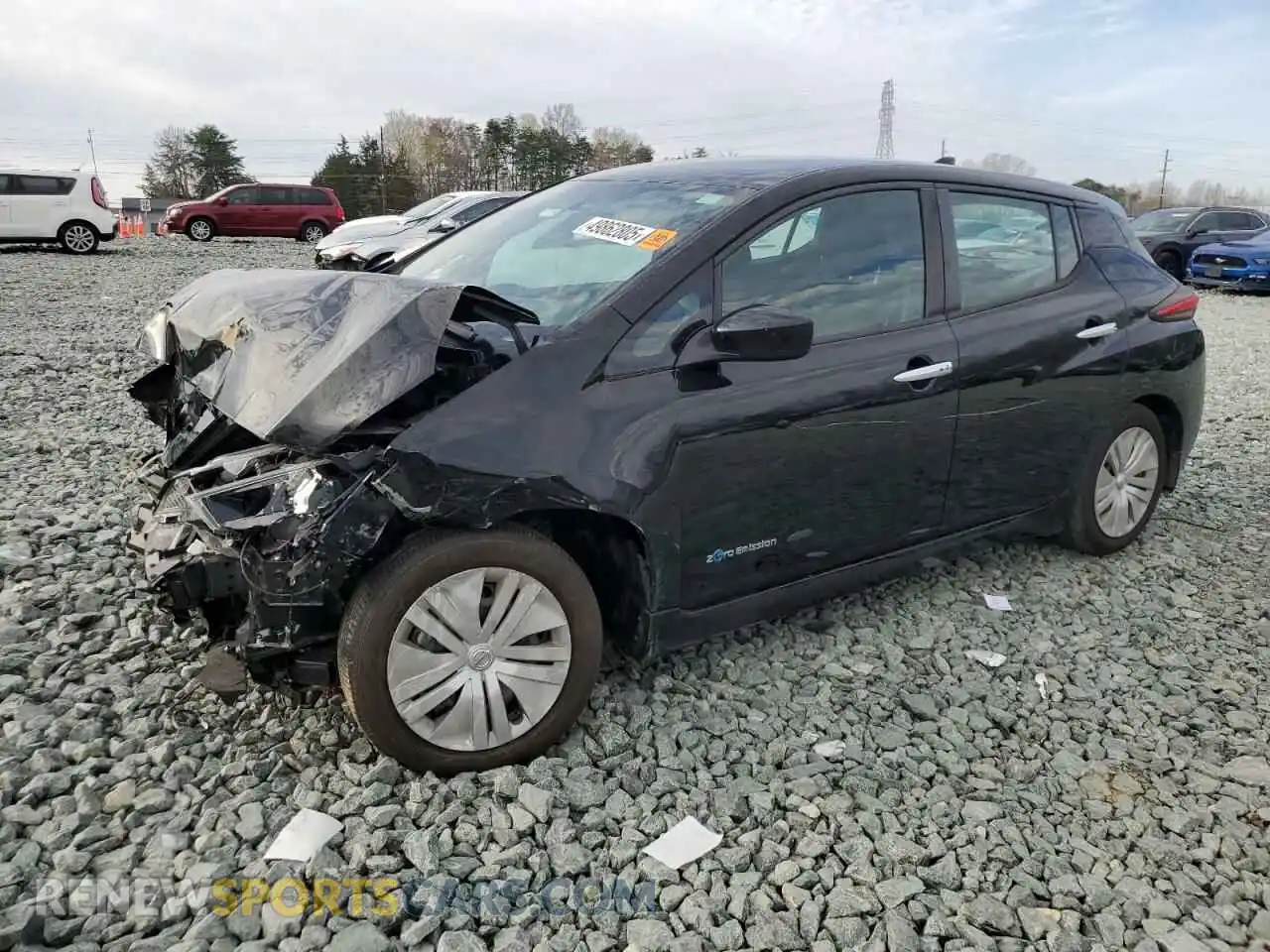 1 Фотография поврежденного автомобиля 1N4AZ1CP0KC321651 NISSAN LEAF 2019