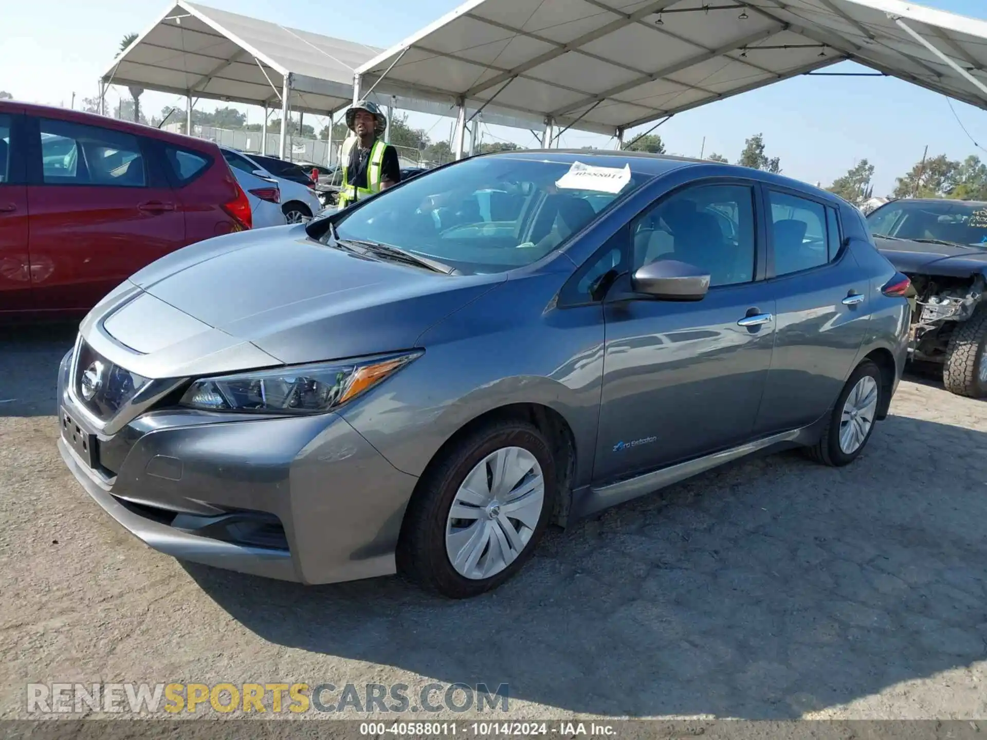 2 Фотография поврежденного автомобиля 1N4AZ1CP6KC312968 NISSAN LEAF 2019