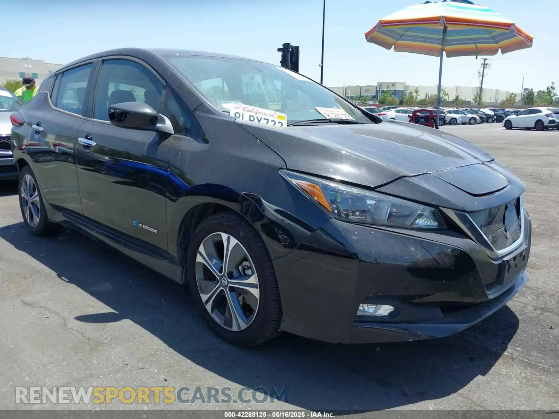1 Фотография поврежденного автомобиля 1N4AZ1CP7KC313224 NISSAN LEAF 2019