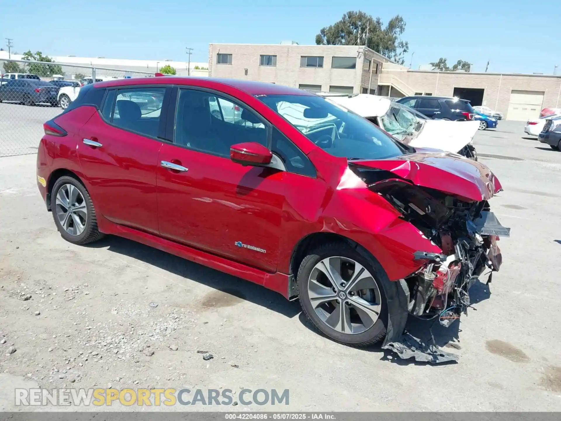 1 Фотография поврежденного автомобиля 1N4AZ1CP9KC303424 NISSAN LEAF 2019