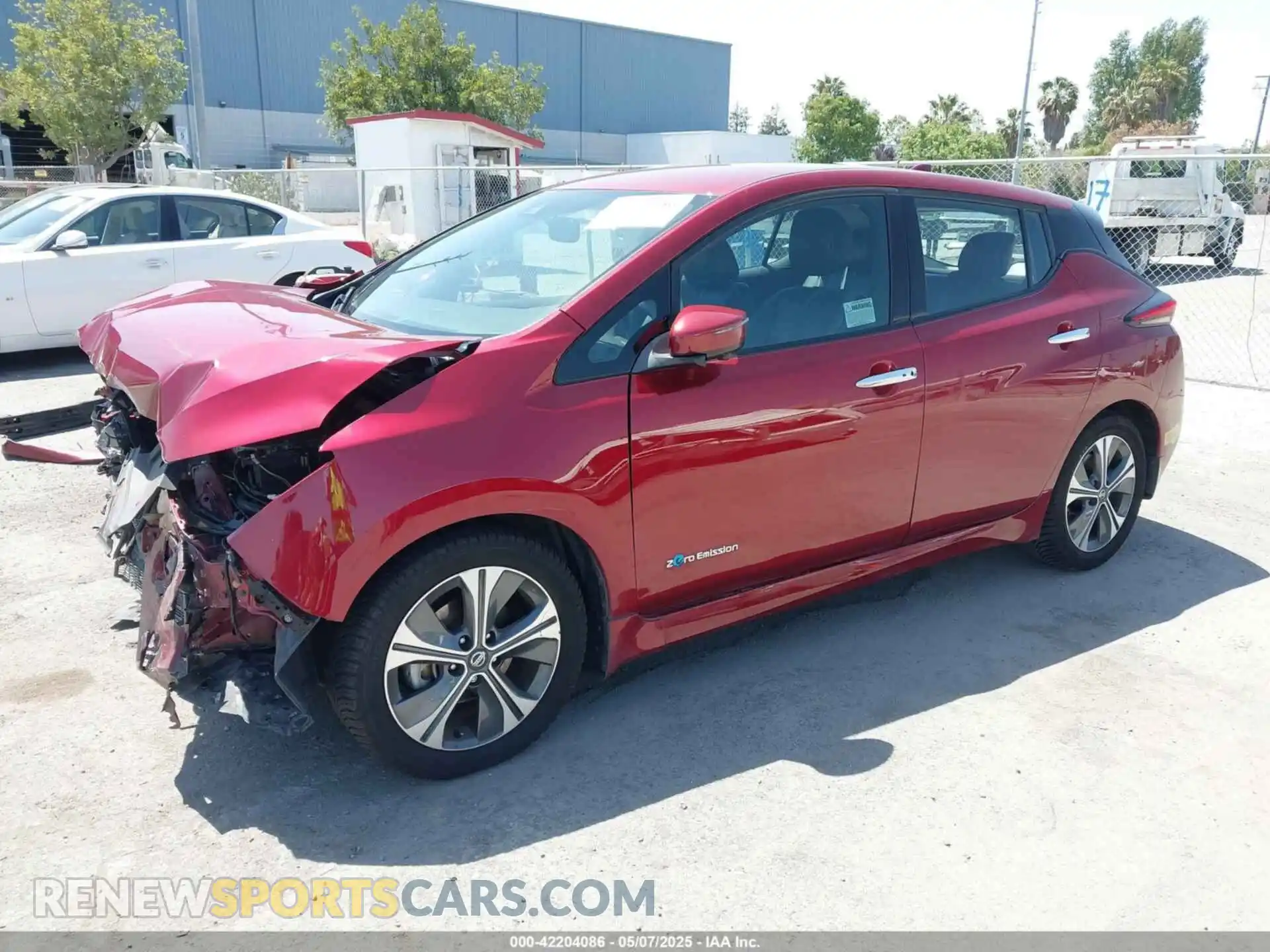 2 Фотография поврежденного автомобиля 1N4AZ1CP9KC303424 NISSAN LEAF 2019