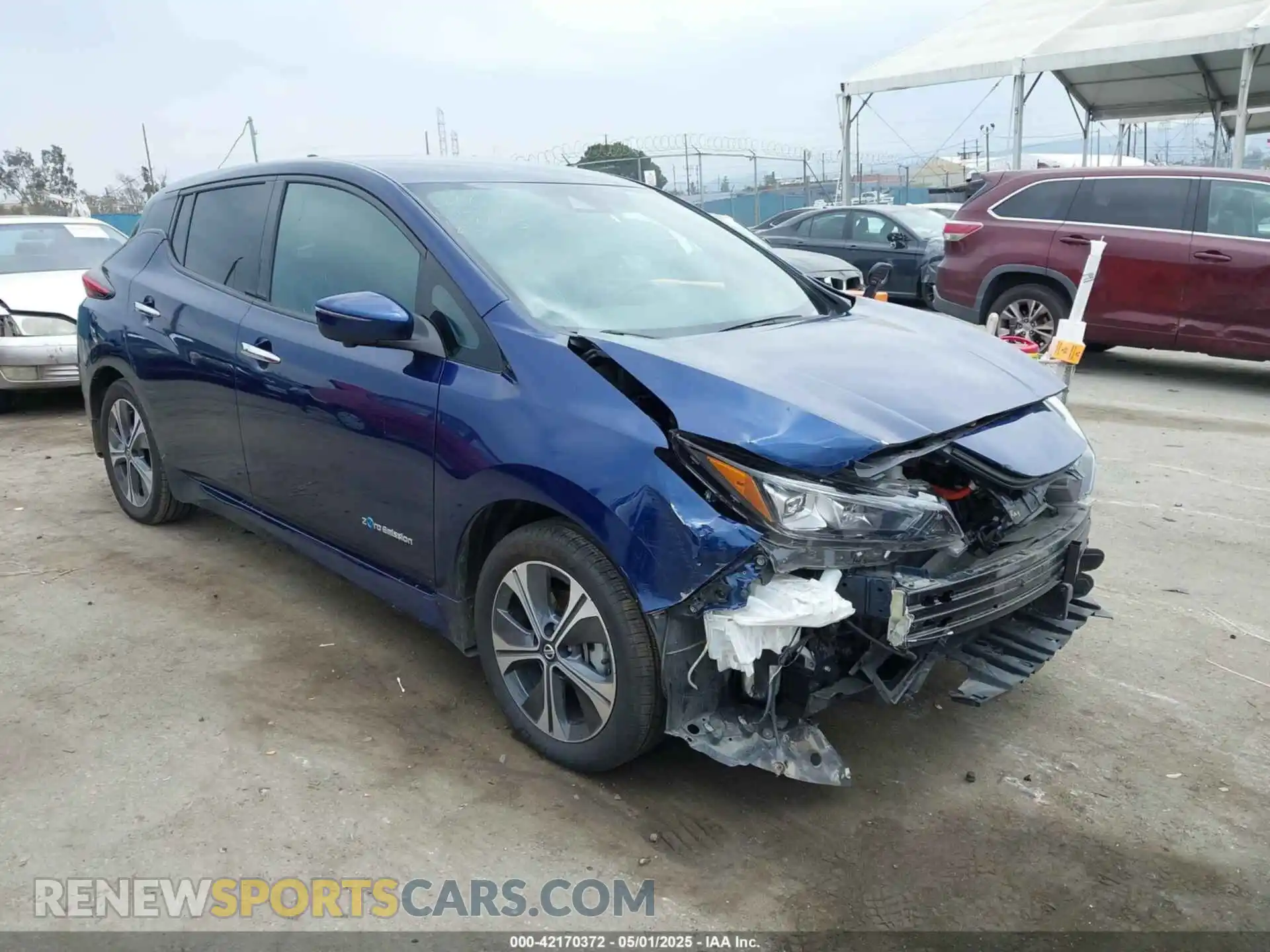 1 Фотография поврежденного автомобиля 1N4BZ1CP0KC308693 NISSAN LEAF 2019