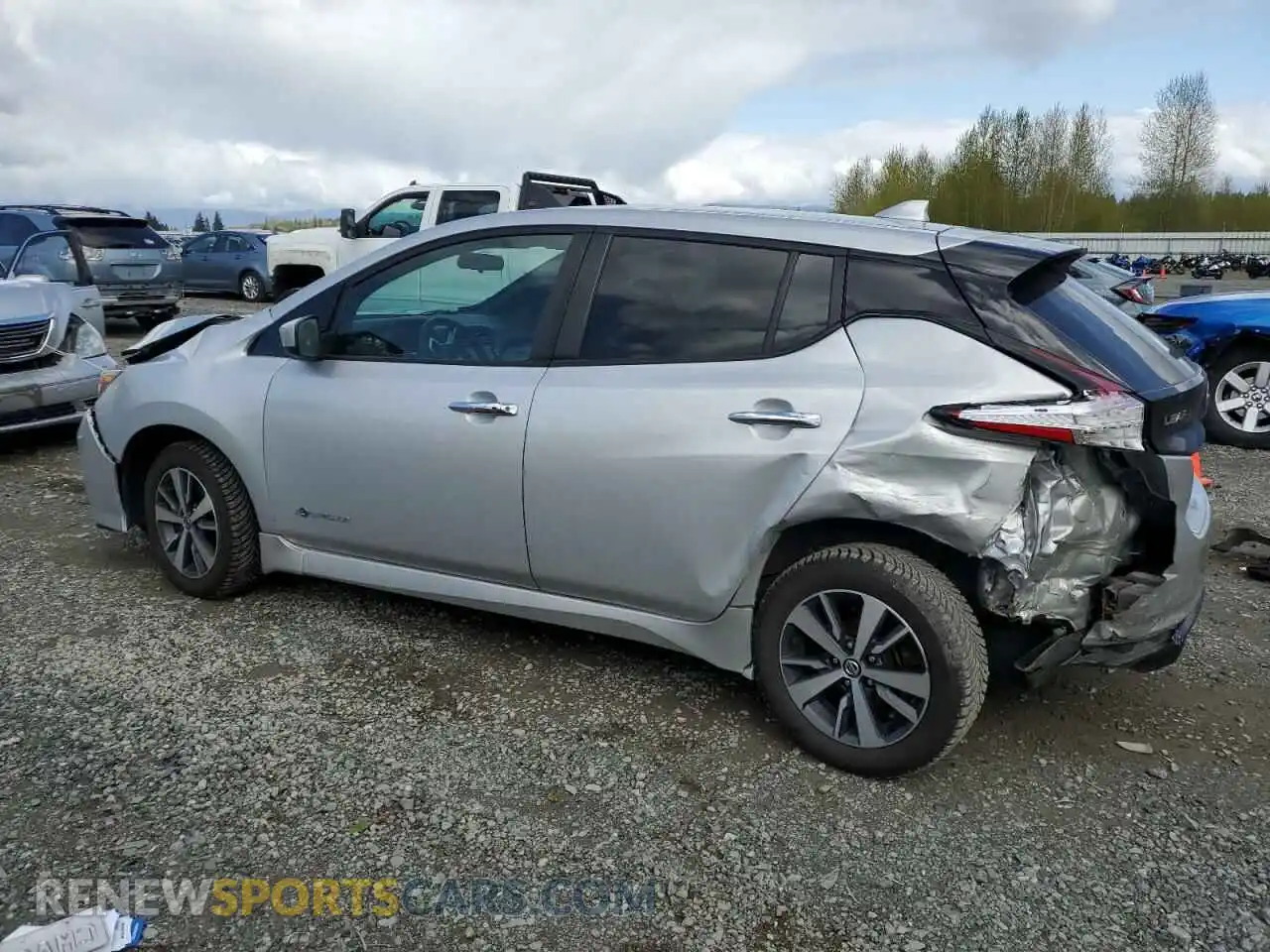 2 Фотография поврежденного автомобиля 1N4BZ1CP2KC318447 NISSAN LEAF 2019