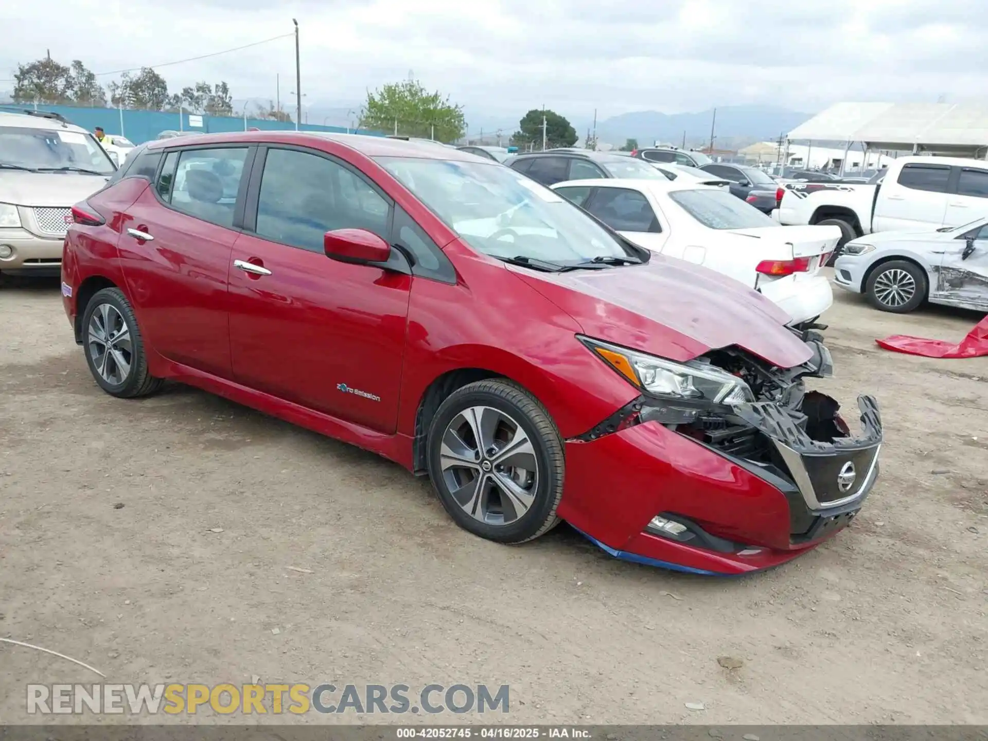 1 Фотография поврежденного автомобиля 1N4BZ1CP9KC311818 NISSAN LEAF 2019