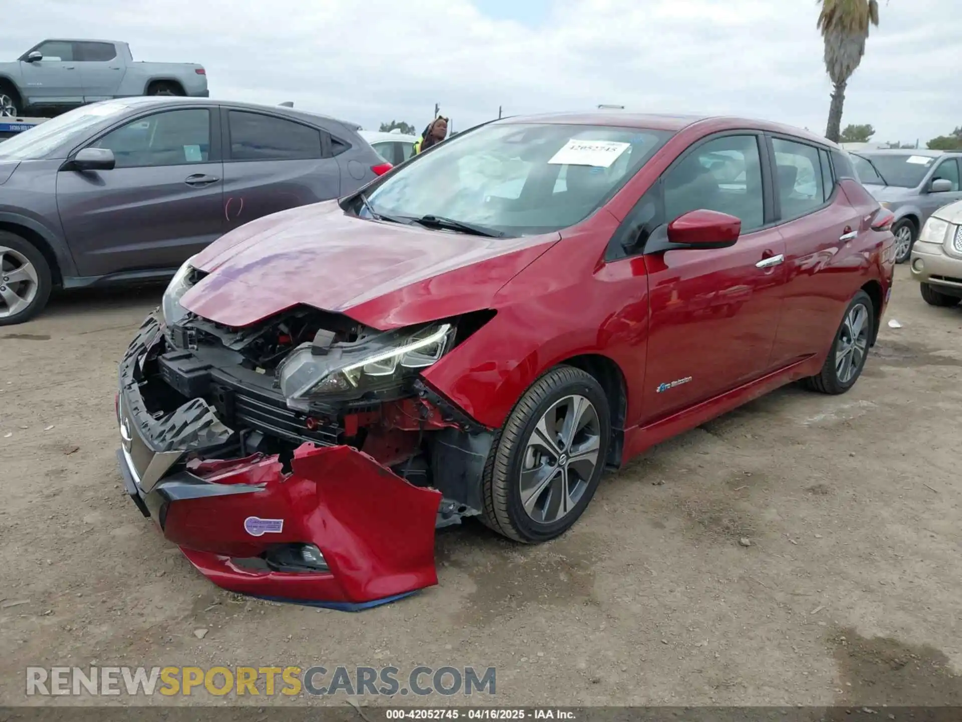 2 Фотография поврежденного автомобиля 1N4BZ1CP9KC311818 NISSAN LEAF 2019