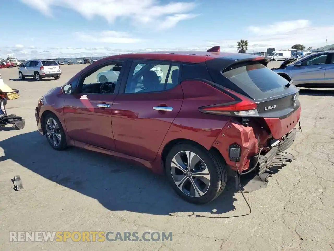 2 Photograph of a damaged car 1N4AZ1CP3LC307566 NISSAN LEAF 2020
