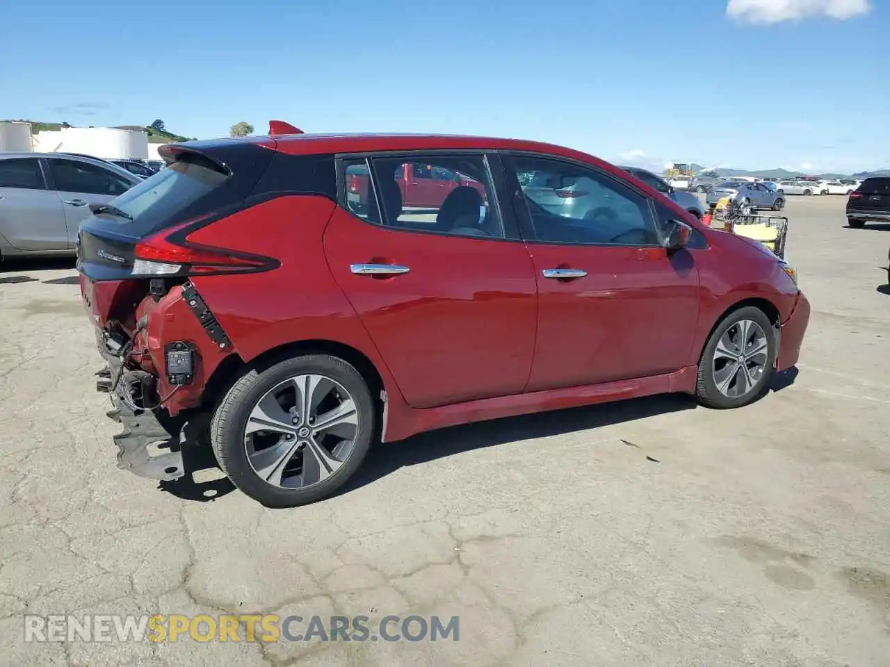 3 Photograph of a damaged car 1N4AZ1CP3LC307566 NISSAN LEAF 2020