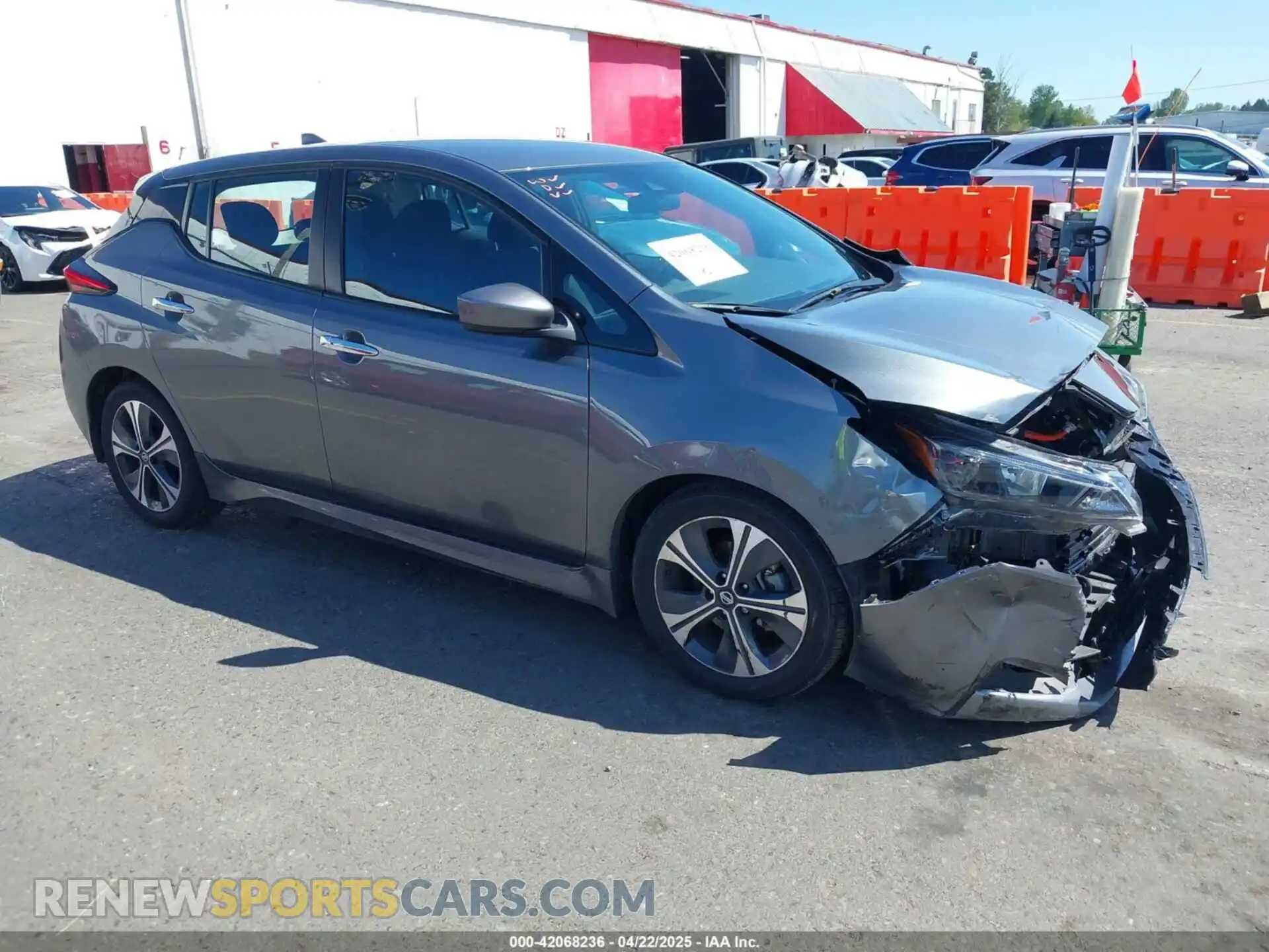 1 Photograph of a damaged car 1N4AZ1CP4LC307981 NISSAN LEAF 2020