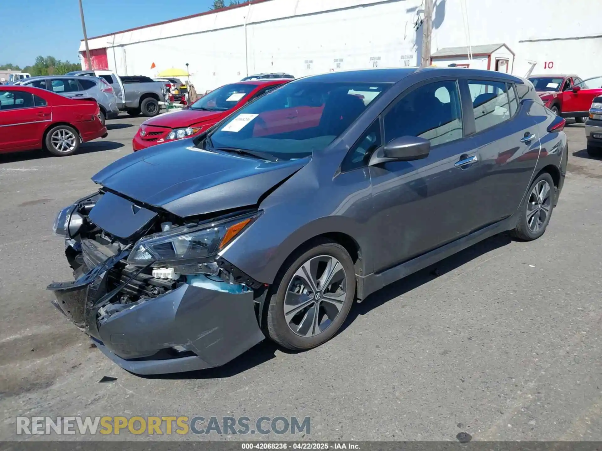 2 Photograph of a damaged car 1N4AZ1CP4LC307981 NISSAN LEAF 2020