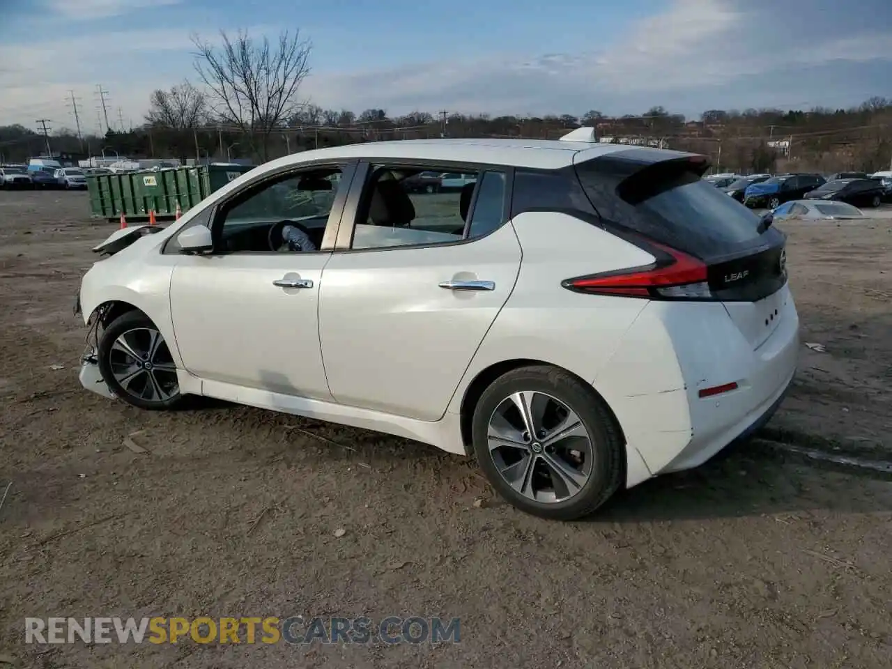 2 fotografías del automóvil dañado 1N4AZ1CPXLC311484 NISSAN LEAF 2020