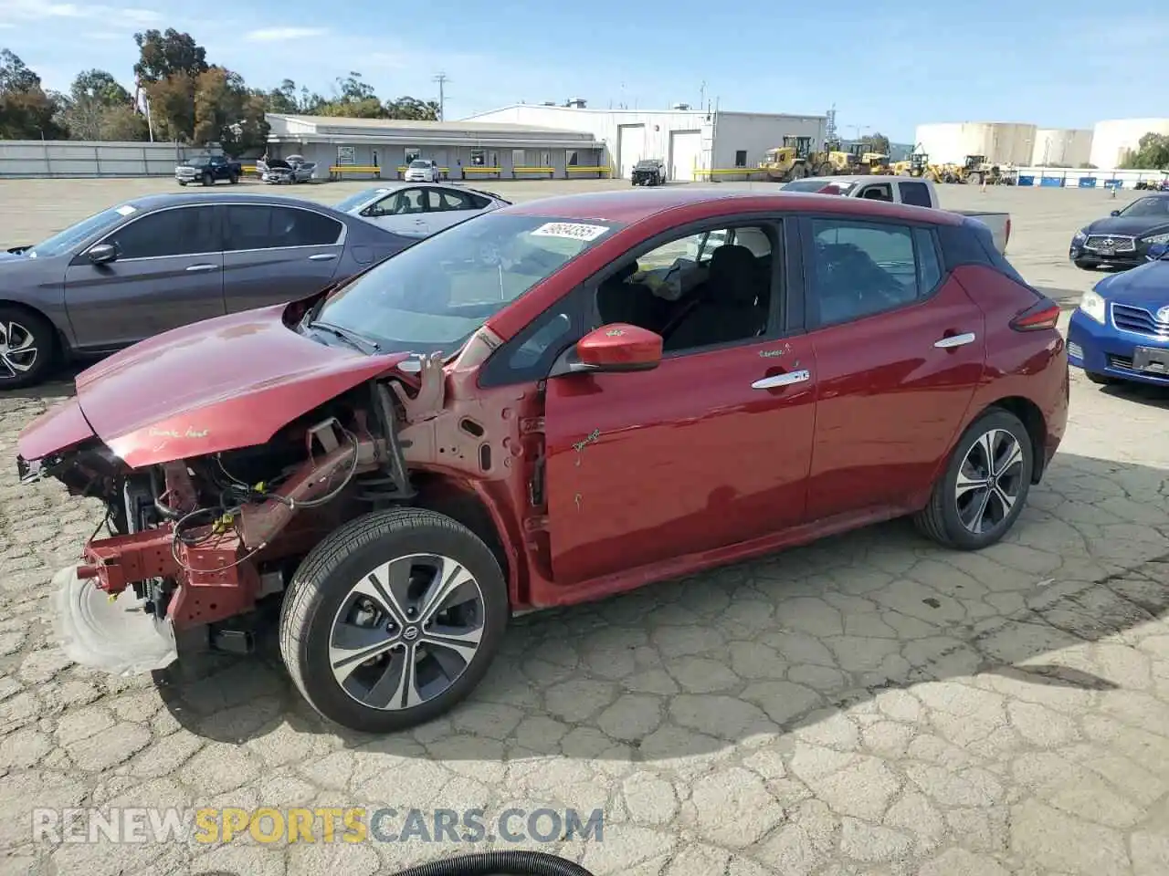 1 Photograph of a damaged car 1N4BZ1CPXLC306404 NISSAN LEAF 2020
