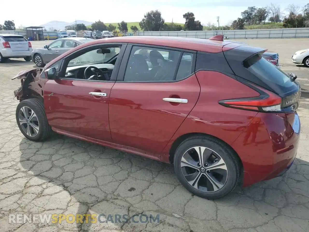 2 Photograph of a damaged car 1N4BZ1CPXLC306404 NISSAN LEAF 2020