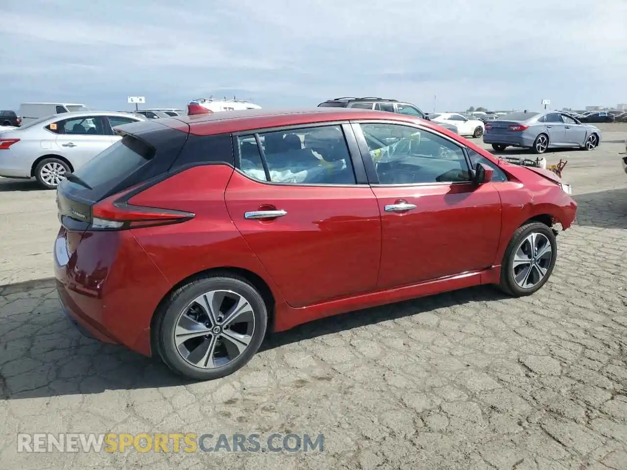 3 Photograph of a damaged car 1N4BZ1CPXLC306404 NISSAN LEAF 2020