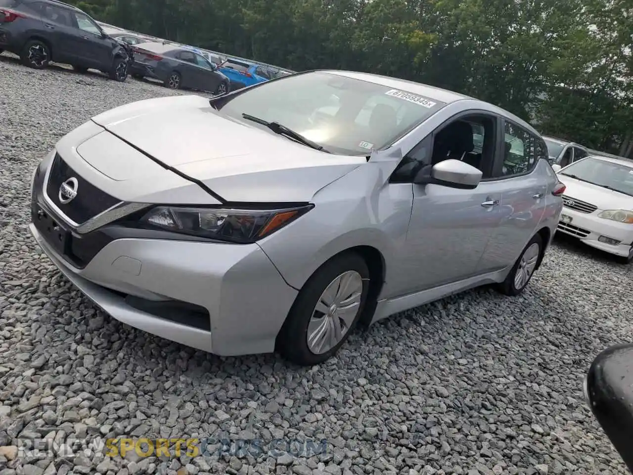 1 Photograph of a damaged car 1N4AZ1BV4MC553981 NISSAN LEAF 2021