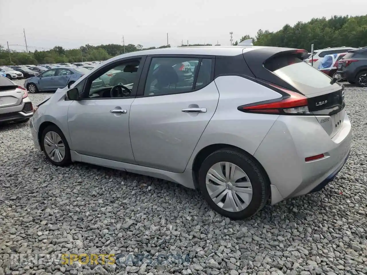 2 Photograph of a damaged car 1N4AZ1BV4MC553981 NISSAN LEAF 2021