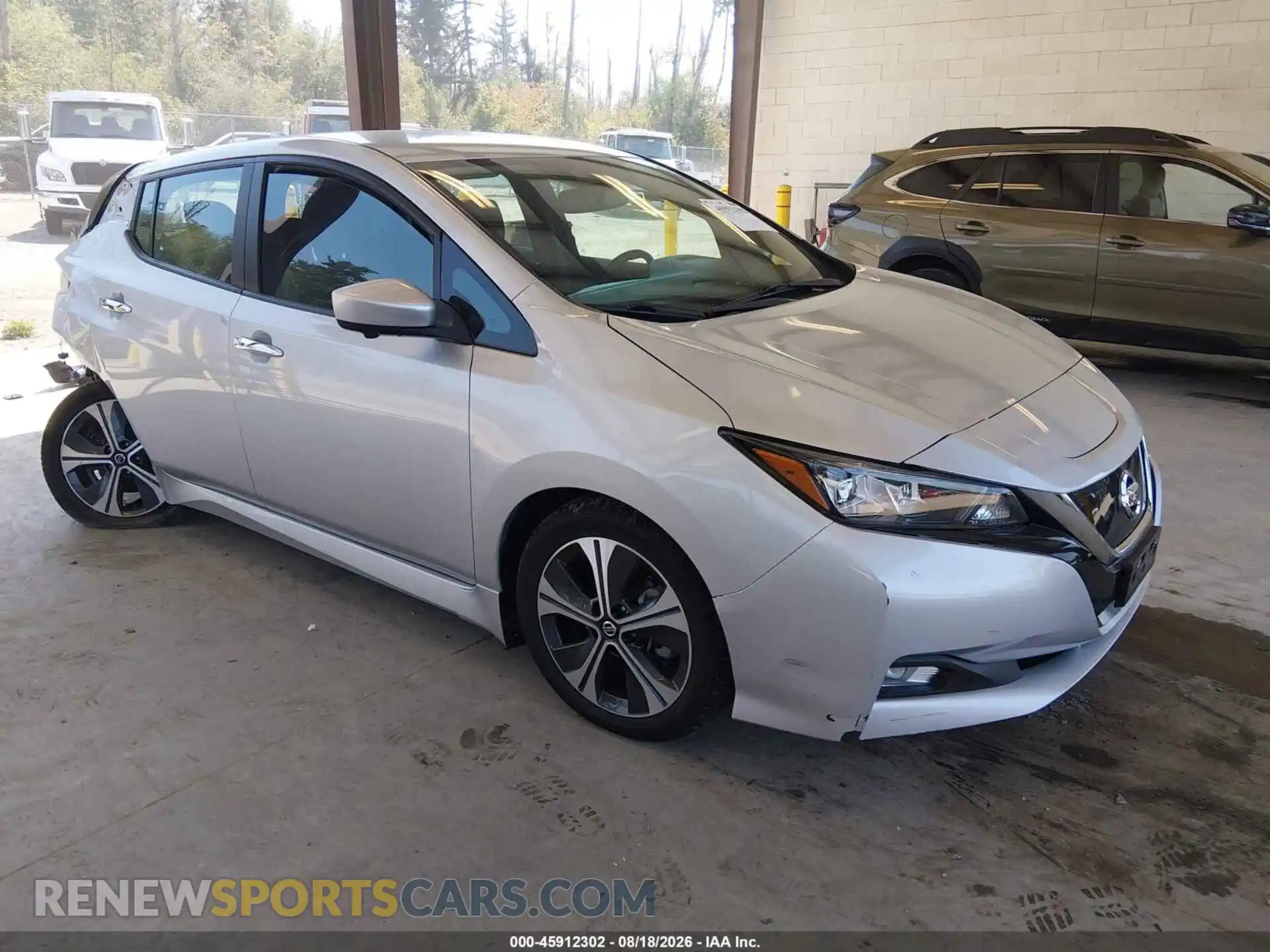 1 Photograph of a damaged car 1N4AZ1CV2MC550673 NISSAN LEAF 2021