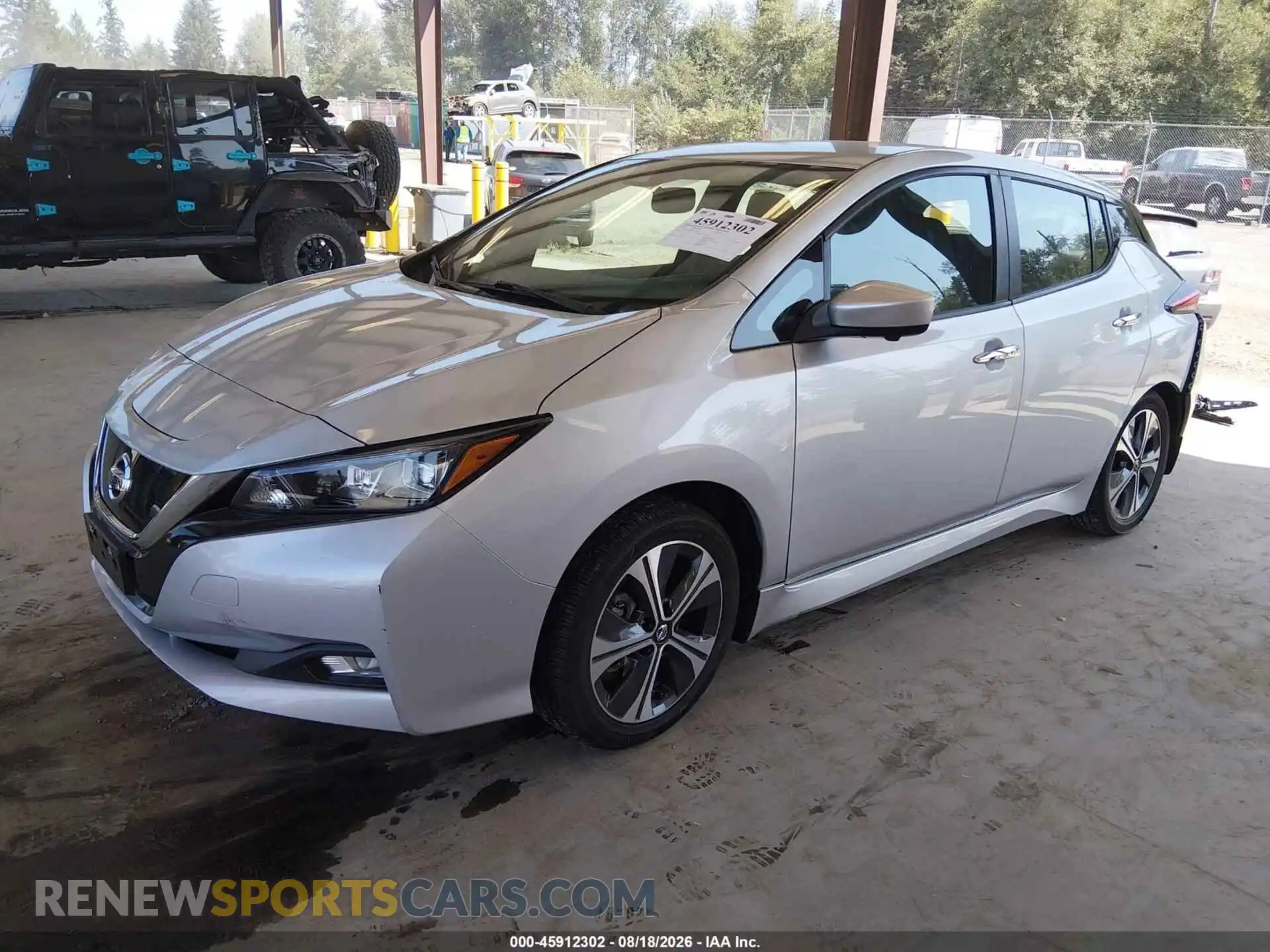 2 Photograph of a damaged car 1N4AZ1CV2MC550673 NISSAN LEAF 2021