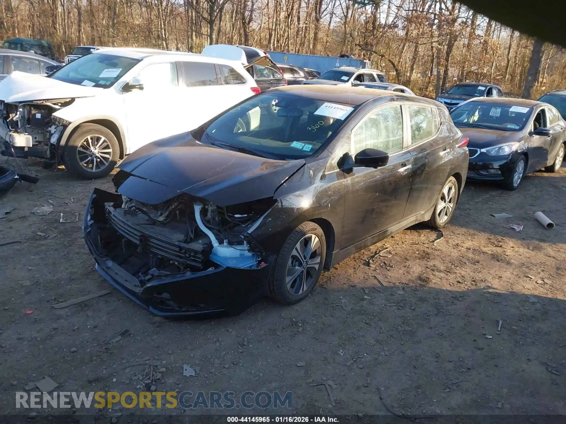 2 Photograph of a damaged car 1N4AZ1CV2MC556196 NISSAN LEAF 2021