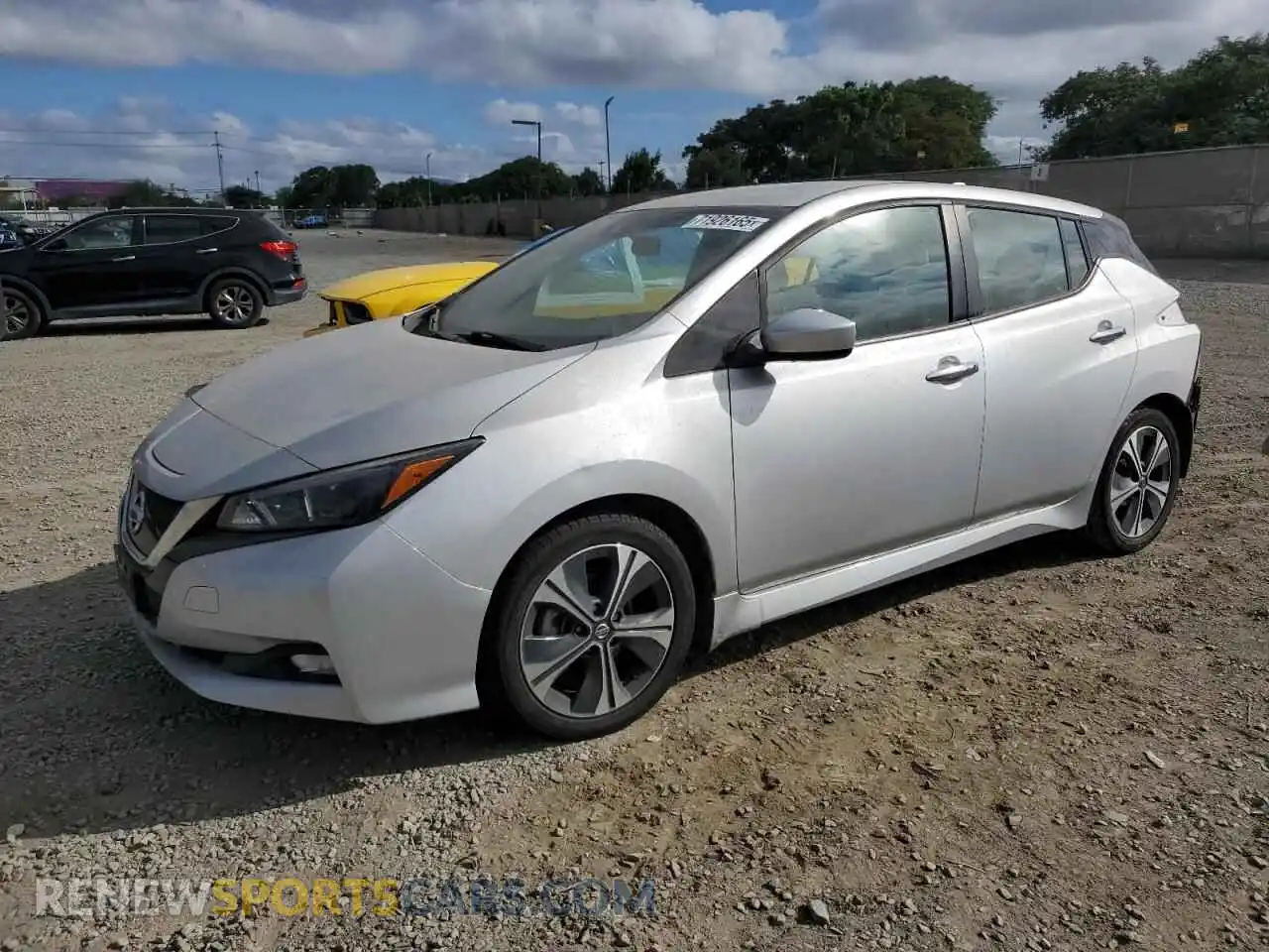 1 Photograph of a damaged car 1N4AZ1CV5MC552773 NISSAN LEAF 2021
