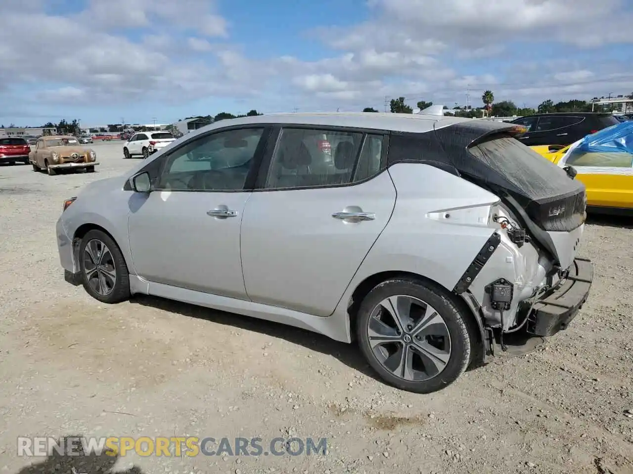 2 Photograph of a damaged car 1N4AZ1CV5MC552773 NISSAN LEAF 2021