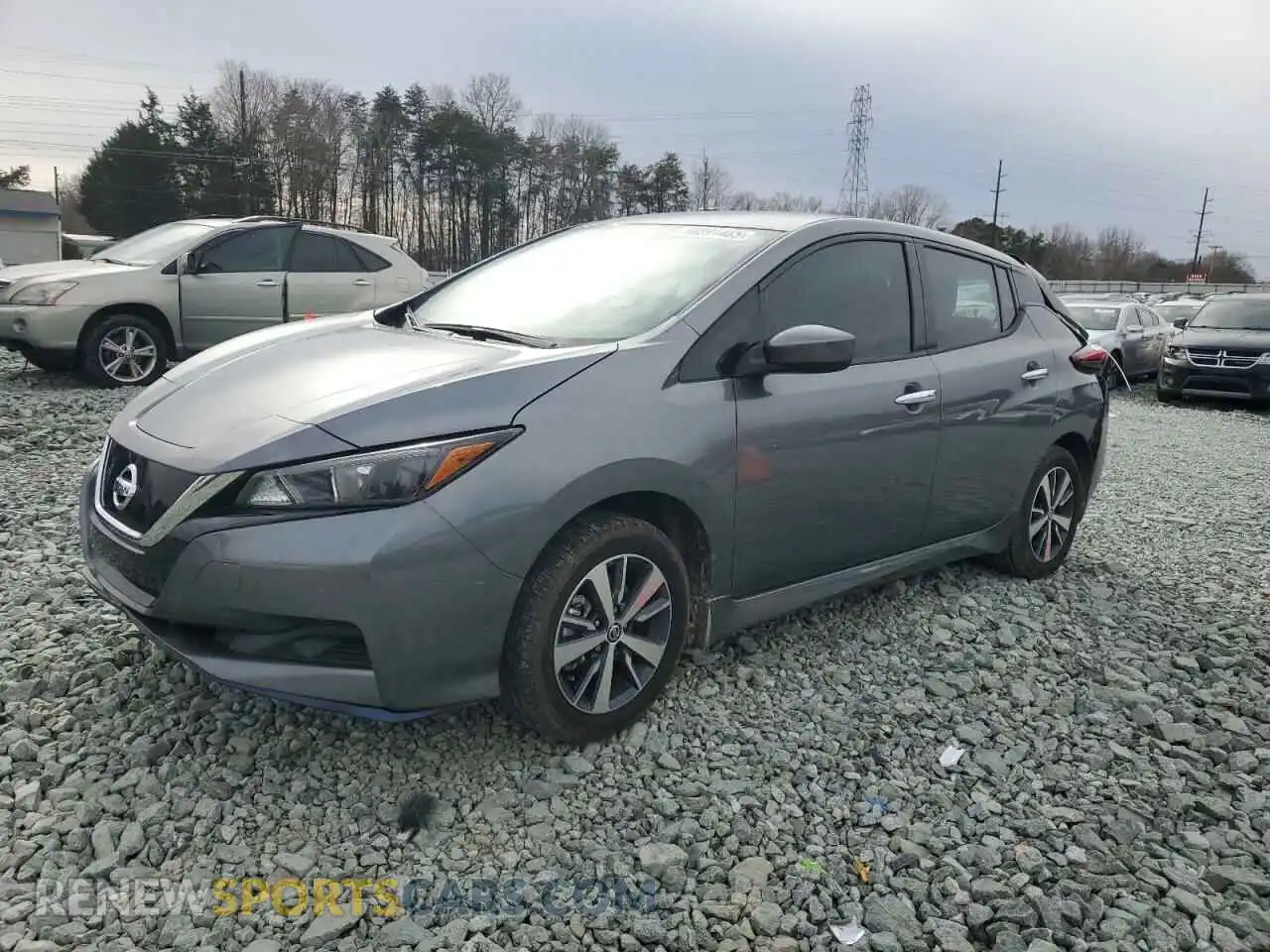 1 Photograph of a damaged car 1N4BZ1BV6MC554327 NISSAN LEAF 2021
