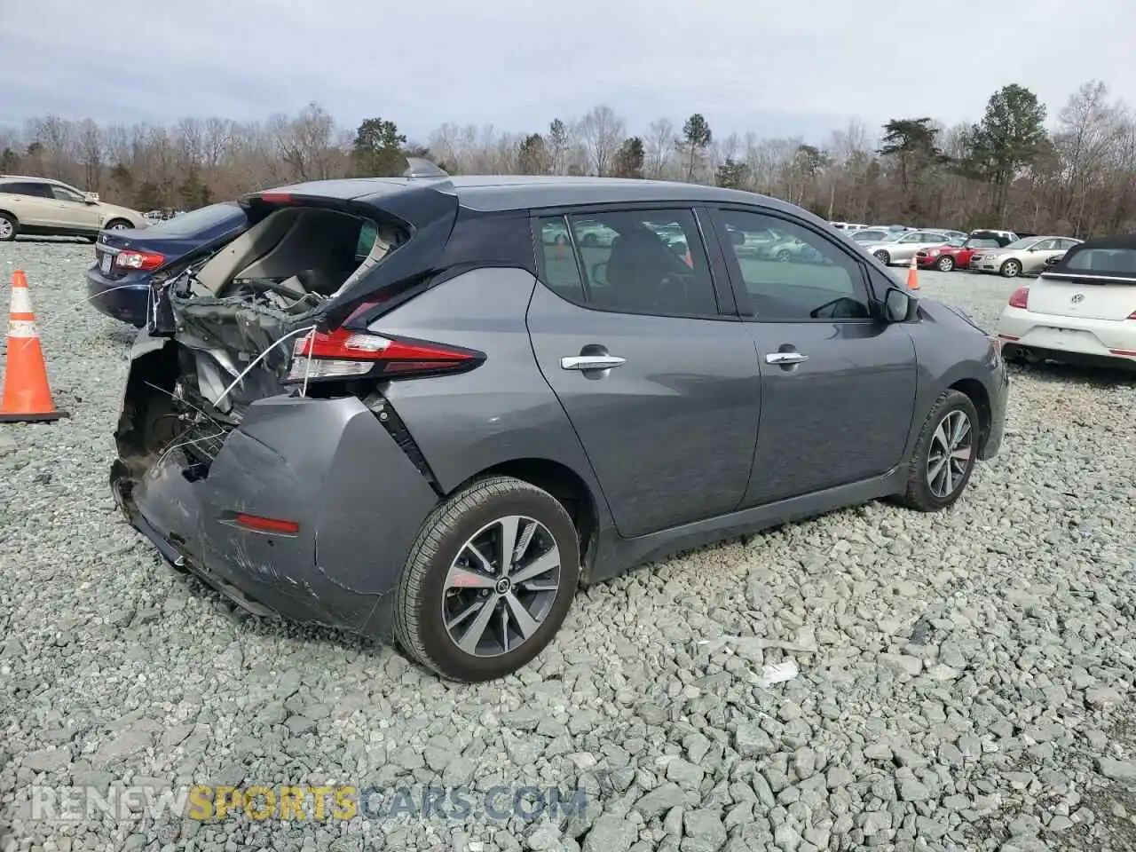 3 Photograph of a damaged car 1N4BZ1BV6MC554327 NISSAN LEAF 2021