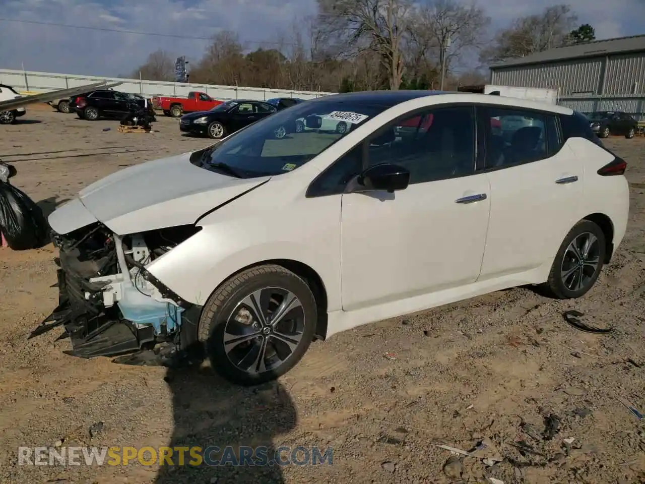 1 Photograph of a damaged car 1N4BZ1CV2MC554727 NISSAN LEAF 2021