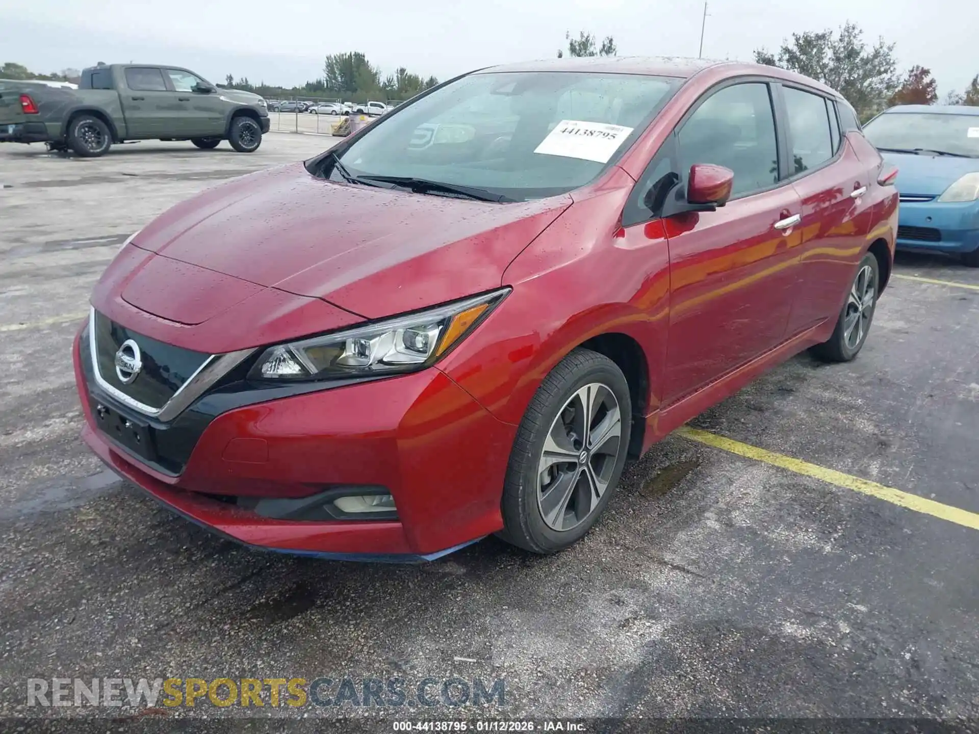 2 Photograph of a damaged car 1N4BZ1CV5MC552518 NISSAN LEAF 2021