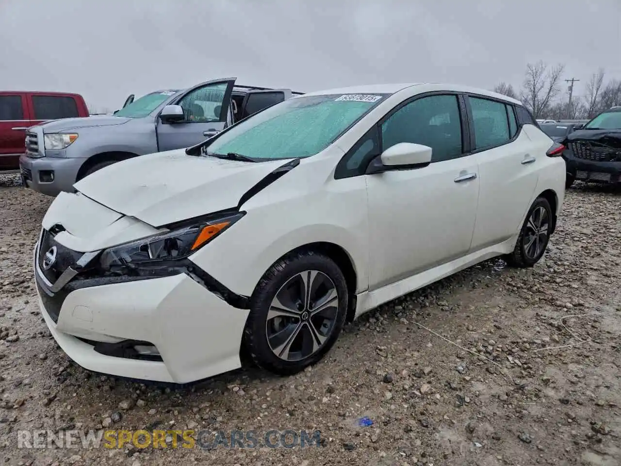 1 Photograph of a damaged car 1N4BZ1CVXMC551042 NISSAN LEAF 2021