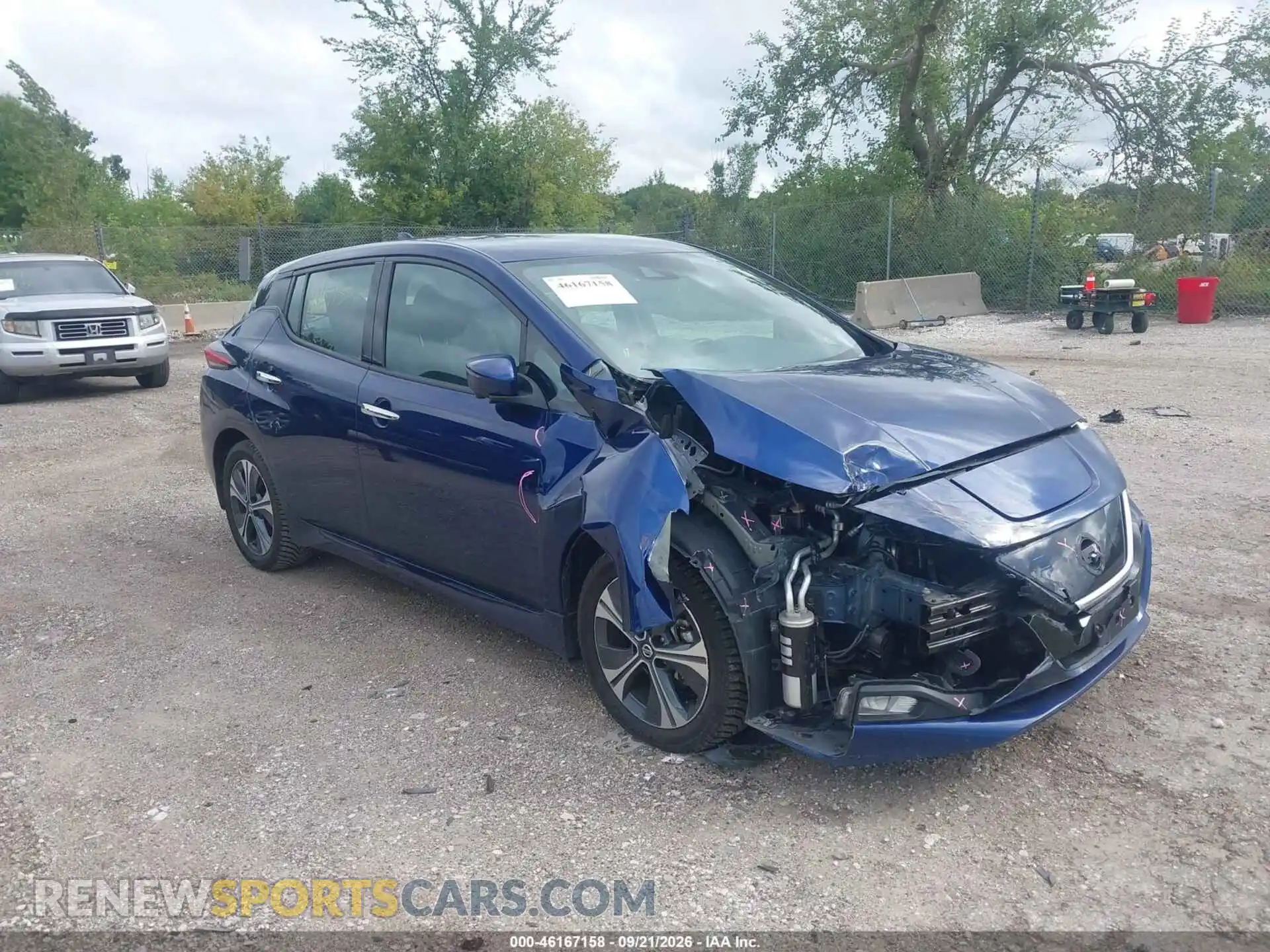1 Photograph of a damaged car 1N4BZ1DV1MC551297 NISSAN LEAF 2021