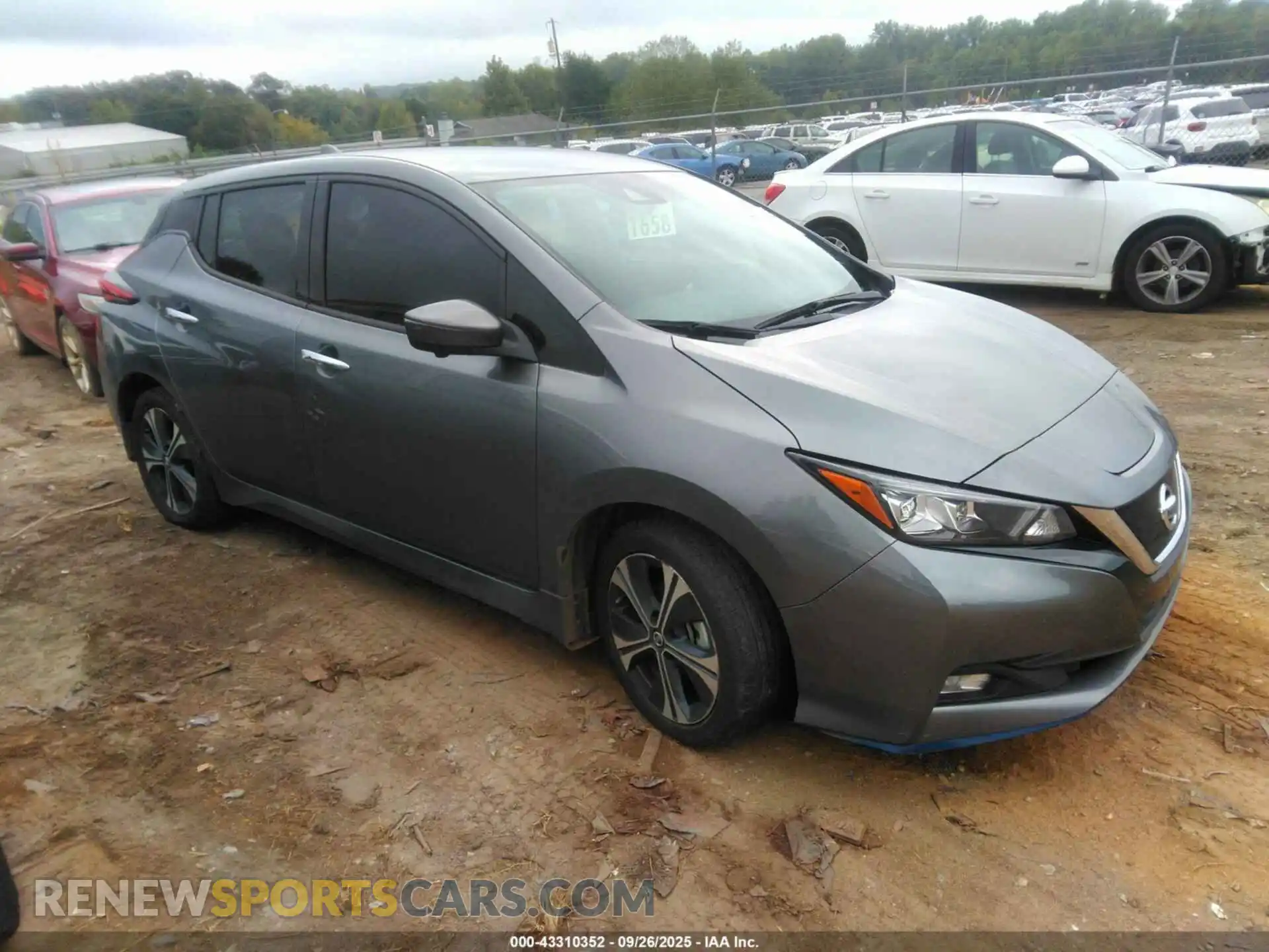 1 Photograph of a damaged car 1N4BZ1DV6MC552042 NISSAN LEAF 2021